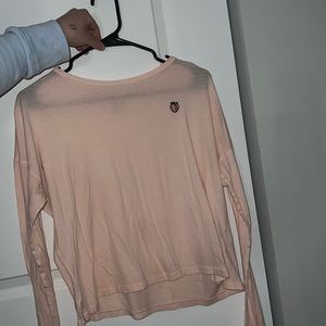 Peach long sleeve shirt
